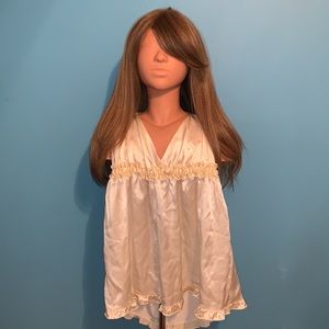 Toute la Nuit 100% silk halter lounge wear ( top only)